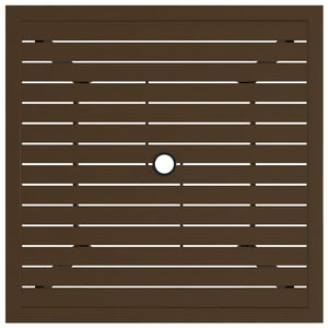 Galleria Design Garden Table Brown 81.5x81.5x72 cm Steel