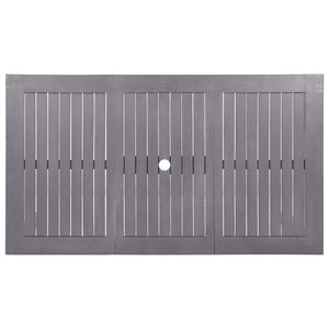 Galleria Design Garden Table Grey Wash 140x80x74 cm Solid Acacia Wood
