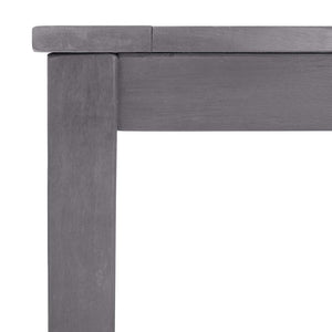 Galleria Design Garden Table Grey Wash 140x80x74 cm Solid Acacia Wood