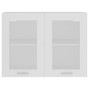 Galleria Design Hanging Glass Cabinet White 80x31x60 cm Engineered Wood