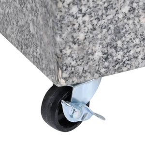 Galleria Design Umbrella Base Light Grey 45x25x8.3 cm Granite
