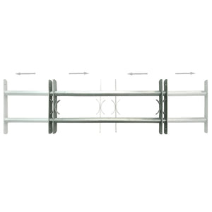 Galleria Design Adjustable Security Grilles for Windows 2 pcs 1000-1500 mm