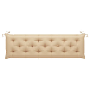 Galleria Design Garden Bench Cushion Beige 180x(50+50)x7cm Oxford Fabric