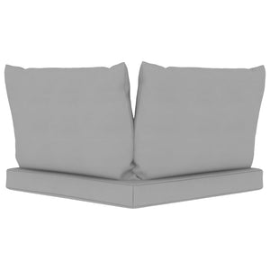 Galleria Design Pallet Cushions 3 pcs Grey Oxford Fabric