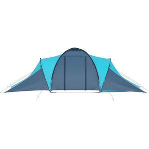 Galleria Design Camping Tent 6 Persons Blue and Light Blue