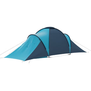 Galleria Design Camping Tent 6 Persons Blue and Light Blue