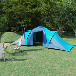 Galleria Design Camping Tent 6 Persons Blue and Light Blue