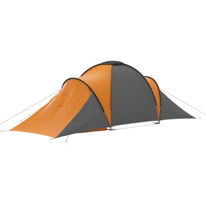 Galleria Design Camping Tent 6 Persons Grey and Orange