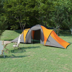 Galleria Design Camping Tent 6 Persons Grey and Orange