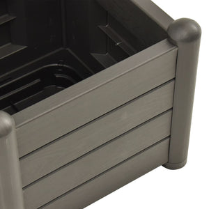 Galleria Design Garden Planter with Trellis 43x43x142 cm PP Anthracite