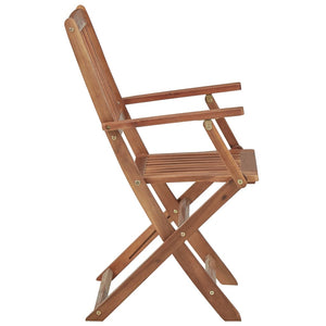 Galleria Design Folding Outdoor Chairs 4 pcs Solid Acacia Wood