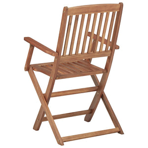 Galleria Design Folding Outdoor Chairs 4 pcs Solid Acacia Wood