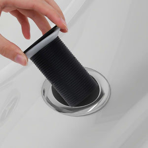 Galleria Design Push Drain without Overflow Function Black 6.4x6.4x9.1 cm