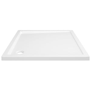 Galleria Design Rectangular ABS Shower Base Tray White 80x90 cm