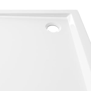 Galleria Design Rectangular ABS Shower Base Tray White 80x90 cm
