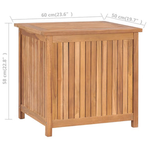 Galleria Design Garden Storage Box 60x50x58 cm Solid Teak Wood