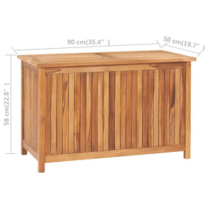 Galleria Design Garden Storage Box 90x50x58 cm Solid Teak Wood