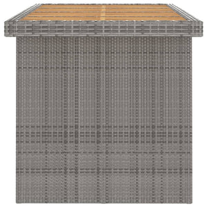 Galleria Design 9 Piece Outdoor Dining Set with Cushions Poly Rattan Black