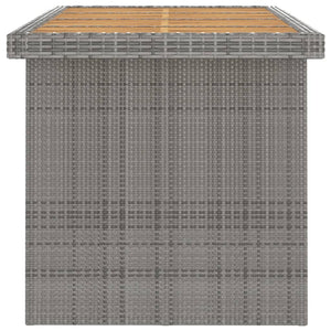 Galleria Design 9 Piece Outdoor Dining Set with Cushions Poly Rattan Black