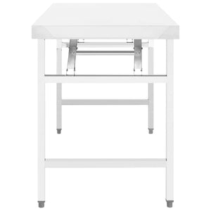 Galleria Design Kitchen Folding Work Table 85x60x80 cm Stainless Steel