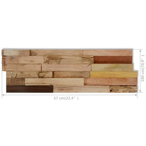 Galleria Design Wall Cladding Panels 10 pcs 1.03 m² Recycled Teak Wood