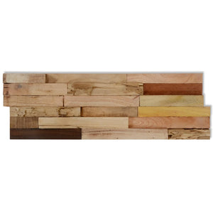 Galleria Design Wall Cladding Panels 10 pcs 1.03 m² Recycled Teak Wood