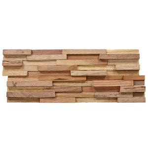 Galleria Design 3D Wall Cladding Panels 10 pcs 1.08 m² Solid Teak Wood
