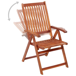 Galleria Design Folding Garden Chairs 4 pcs Solid Acacia Wood