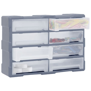 Galleria Design Multi-drawer Organiser with 8 Big Drawers 52x16x37 cm