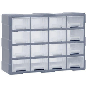 Galleria Design Multi-drawer Organiser with 16 Middle Drawers 52x16x37 cm