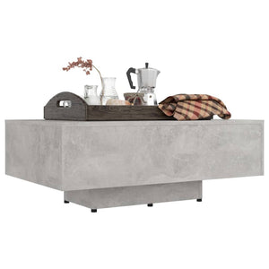 Galleria Design Coffee Table Concrete Grey 85x55x31 cm Engineered Wood