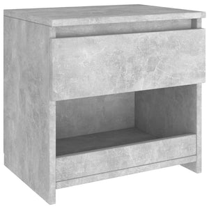 Galleria Design Bedside Cabinets 2 pcs Concrete Grey 40x30x39 cm Engineered Wood