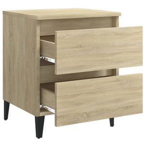 Galleria Design Bed Cabinets 2 pcs Sonoma Oak 40x35x50 cm Engineered Wood