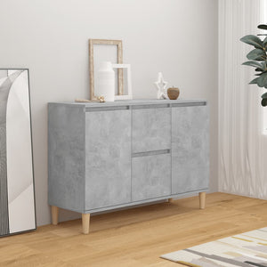 Galleria Design Sideboard Concrete Grey 101x35x70 cm Engineered Wood