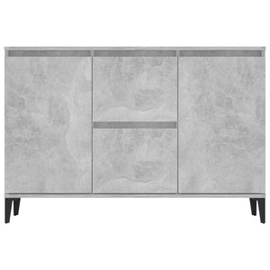 Galleria Design Sideboard Concrete Grey 102x35x70 cm Engineered Wood