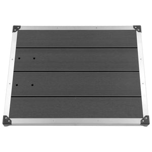 Galleria Design Garden Shower with Grey Base 225 cm Stainless Steel