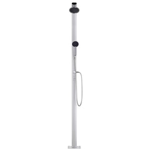 Galleria Design Garden Shower with Grey Base 220 cm Aluminium