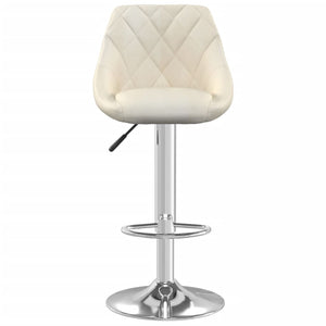 Galleria Design Bar Stool 2 pcs Cream Velvet