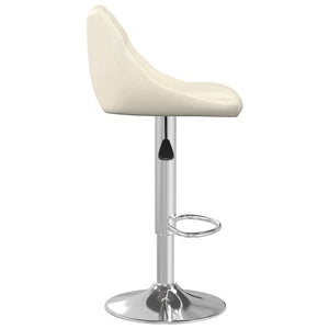 Galleria Design Bar Stool 2 pcs Cream Velvet