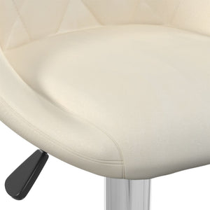 Galleria Design Bar Stool 2 pcs Cream Velvet