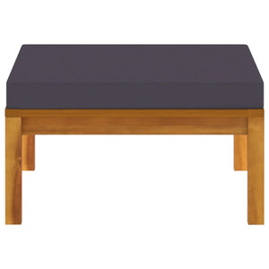 Galleria Design 3 Piece Garden Lounge Set with Dark Grey Cushions Acacia Wood