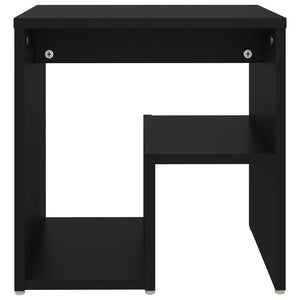 Galleria Design Bed Cabinet Black 40x30x40 cm Engineered Wood