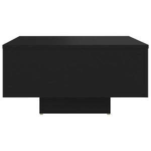 Galleria Design Coffee Table Black 60x60x31.5 cm Engineered Wood