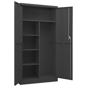 Galleria Design Locker Cabinet Anthracite 90x40x180 cm Steel