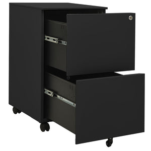 Galleria Design Mobile File Cabinet Anthracite 39x45x67 cm Steel