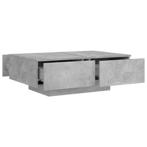 Galleria Design Coffee Table Concrete Grey 90x60x31 cm Engineered Wood