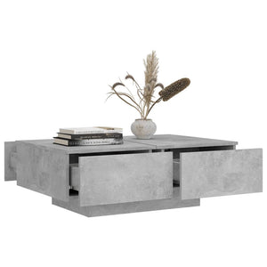 Galleria Design Coffee Table Concrete Grey 90x60x31 cm Engineered Wood