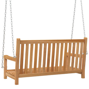 Galleria Design Swing Bench Solid Teak Wood 114x60x64 cm