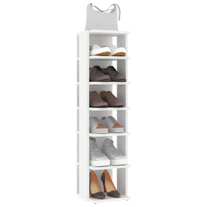 Galleria Design Shoe Cabinet White 27.5x27x102 cm Engineered Wood