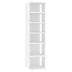 Galleria Design Shoe Cabinets 2 pcs White 27.5x27x102 cm Engineered Wood